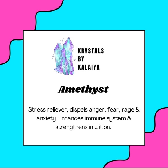 Amethyst Earrings- Handmade Crystal Healing Jewelry Birthstone, Stress Relief - Picture 5 of 7